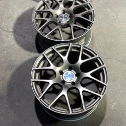 Set Of Used Rims 17” 5x14.3 Fits SUVs And Cars