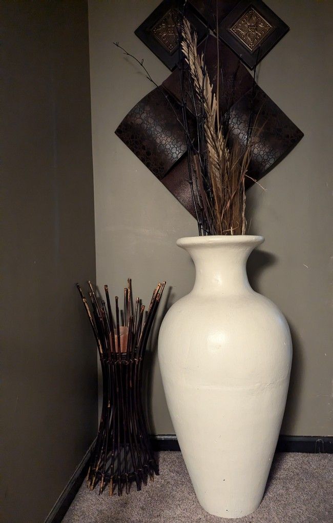 LARGE HEAVY clay Pot