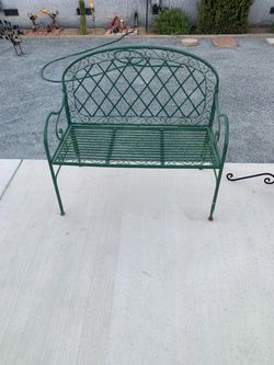Metal bench