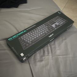 Logitech - MX Mechanical Full size Wireless Mechanical Tactile Switch Keyboard for Windows/macOS with Backlit Keys - Graphite 