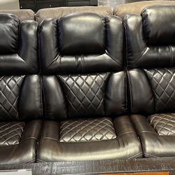 Garage Sale | Ashley | Warnerton Power Reclining Sofa And Love Seat
