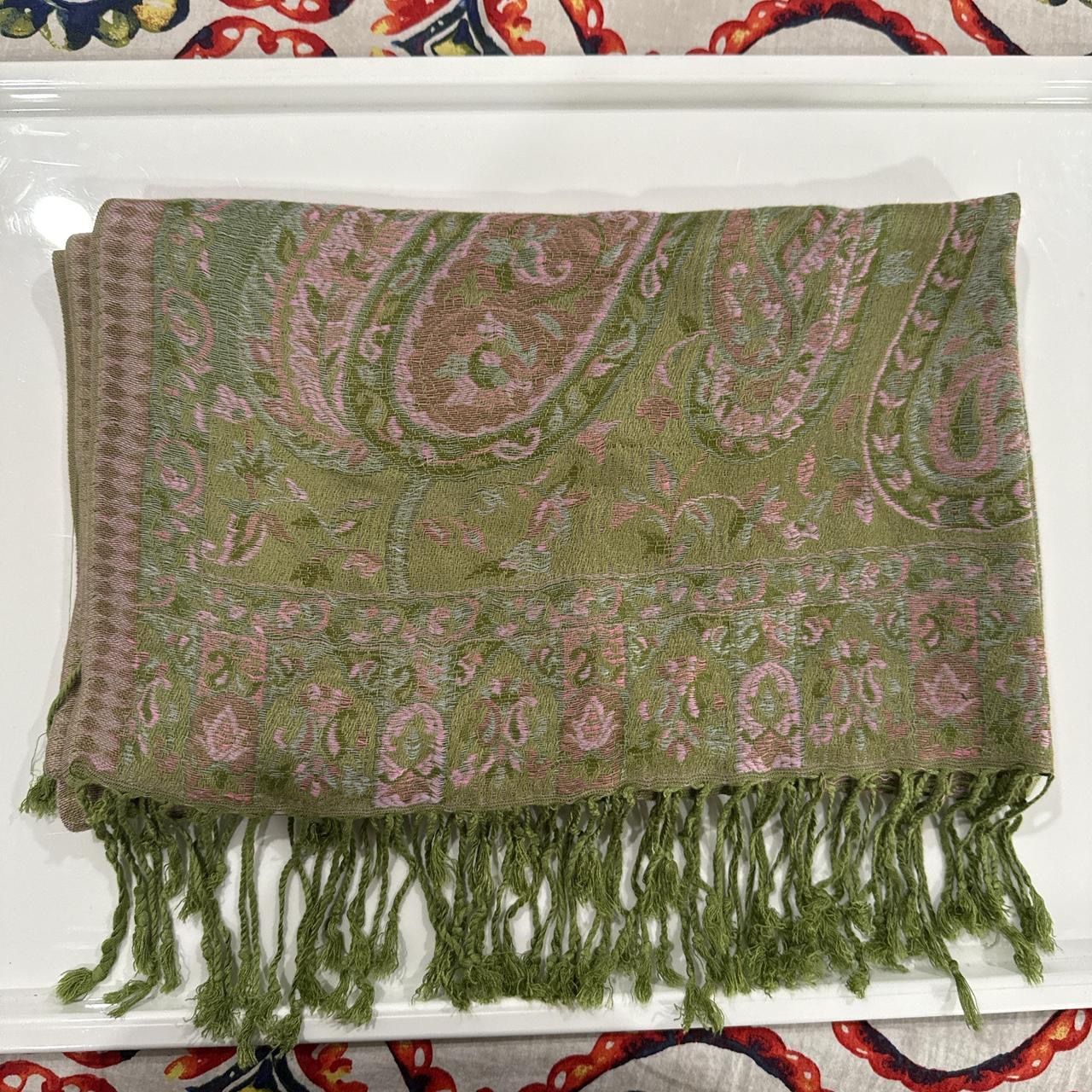 New | Pastel Green Pashmina Shawl