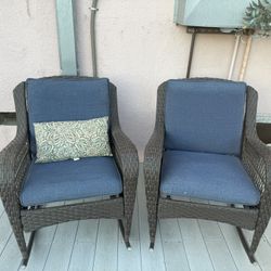Wicker Rocking Chairs 