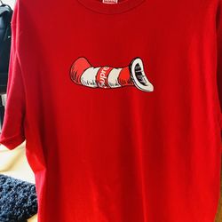 Supreme Cat In The Hat Tee Size L