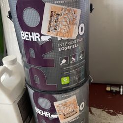 BEHR PRO champagne ice egg shell.