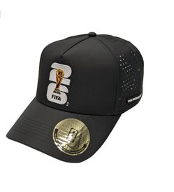 NEW Official FIFA World Cup 2026 Trophy Hat Snapback Black Cap