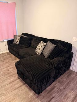 Black couch