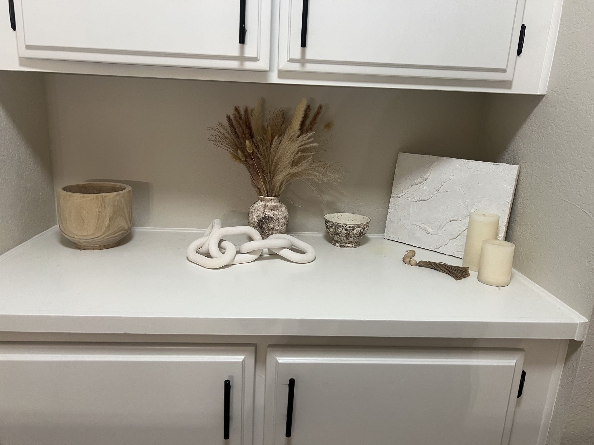 Various Decorative Bowls Candles, Etc