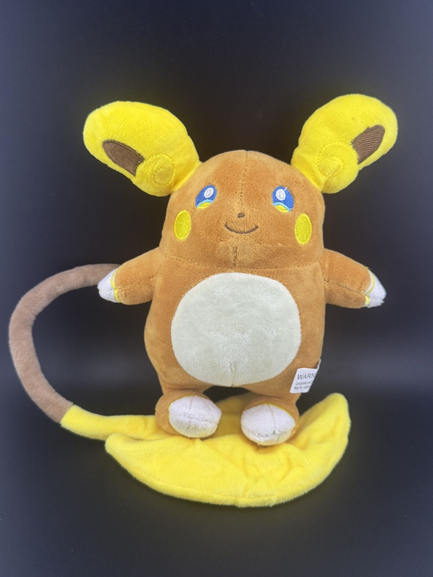 Pokemon plush toy stuffed animal doll Alolan Raichu 10” Anime
