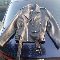Fmc 100% Leather Jacket