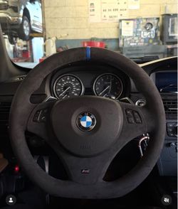 Alcantara e9x steering wheel