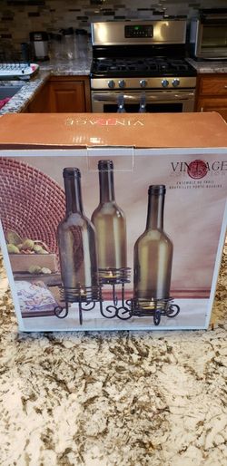Wine Bottle Decor Tee Lights