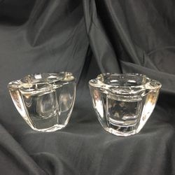 Crystal Candle Holder Bud Flower 