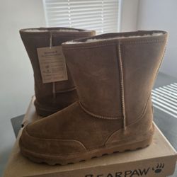 Bearpaw Brady - Men's Comfort Suede Boot - 2166m Hickory II 220 US 12