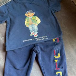Ralph Lauren Toddler Pant And T Shirt 