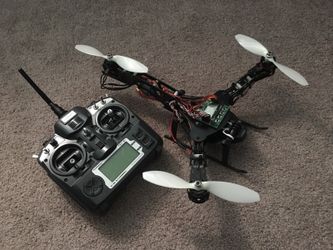Racing Tricopter with turnigy receiver