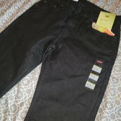 Levis 502 Taper 30 X32 Black Jeans Levis Flex