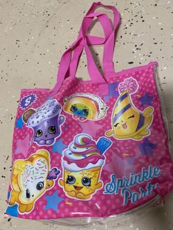 New cute shopkins girls beach bag