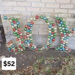Outdoor LIGHTED "JOY" DECOR FOR CHRISTMAS $52
Pick up in Harlingen, I live near Walmart
Antiques, Telephone, Flags & Collectables