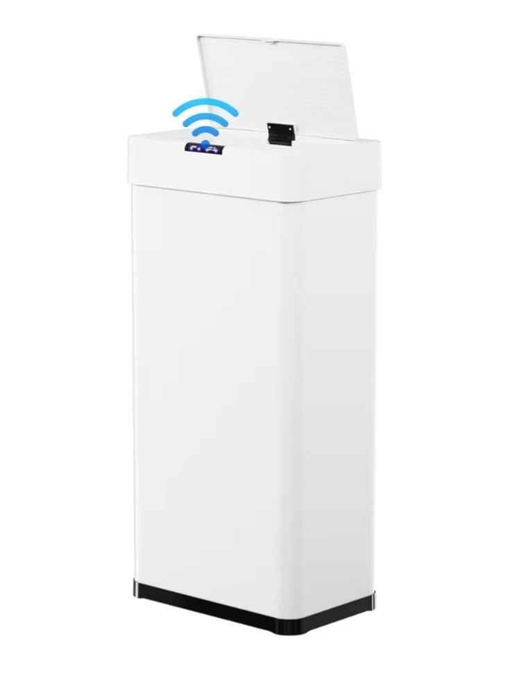 21.1 Gallon Motion Sensor Trash Can,Touchless Automatic Garbage Can,Brushed Stainless Steel Smart Bin,with Bag Holder,Soft Close Lid,for Kitchen,Offic