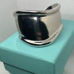 Tiffany & Co Sterling Silver Bone Cuff Bracelet Flawless!