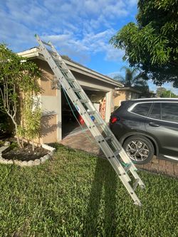 24 aluminum extension ladder