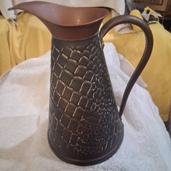 19th Century J.S.&S. Copper Pitcher