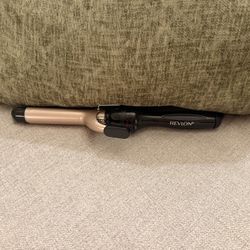 Revlon Pro Collection Professional Copper Ceramic Spring Curling Iron, Black