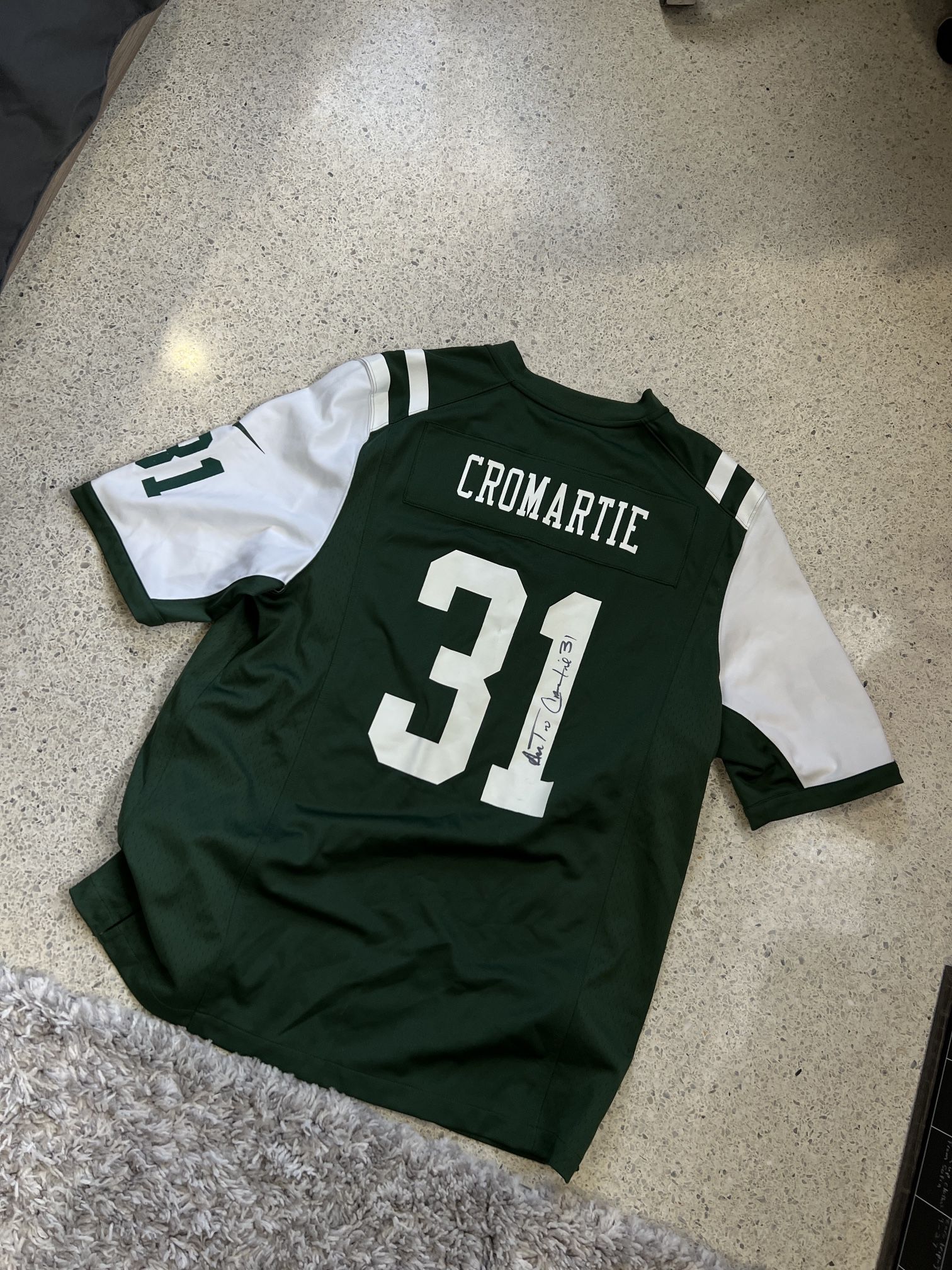 NFL New York Jets Cromartie Signed Jersey 
