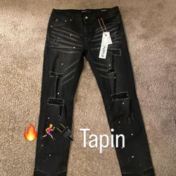 Lmk Purple Jeans 34