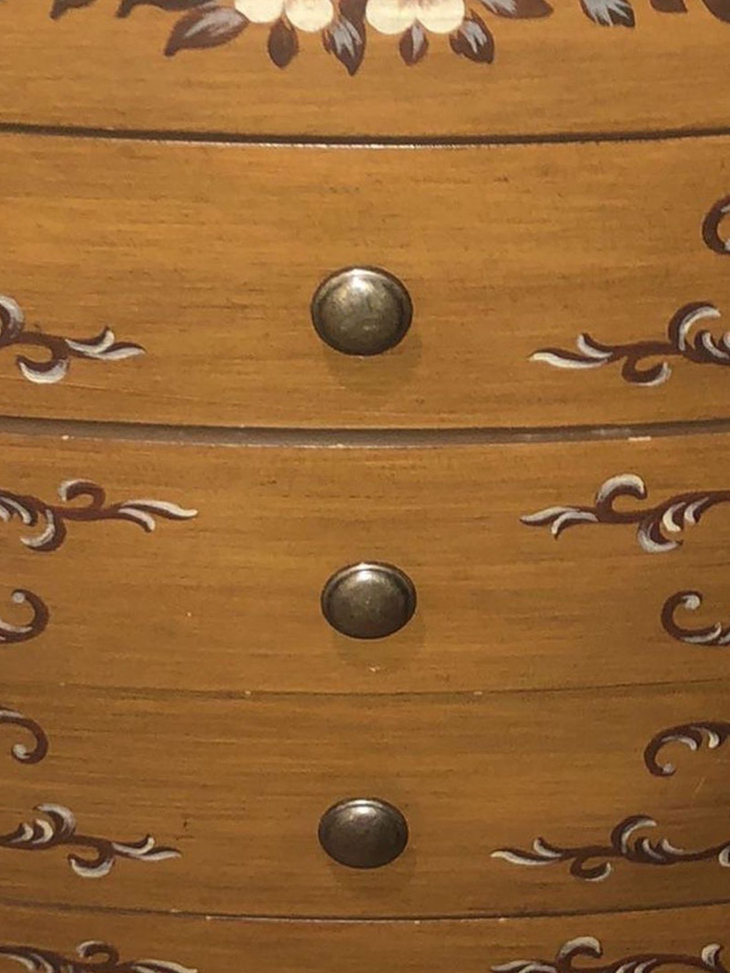 Jewlery Armoire Organizer. Lingerie Dresser. Jewelry Cupboard Wood Brown