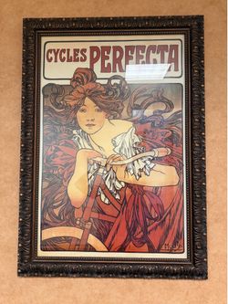 Framed Vintage Style Posters - Il Fantasma dell'Opera & Cycles Perfecta