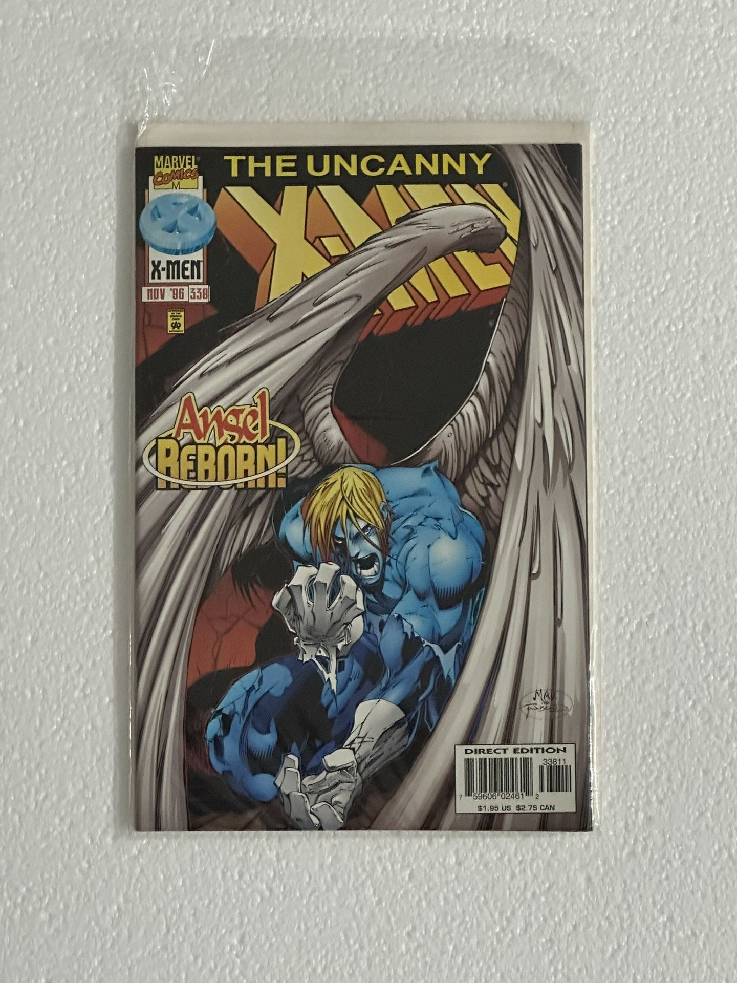The Uncanny X-Men #338 Angel Reborn! (Marvel Comics, 1996)