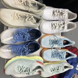Hoka.  On Cloud.  Nike.  Adidas. 35$each