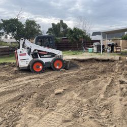 Bobcat And Dumpster 