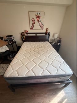 Queen Size Headboard+Mattress+Box Spring