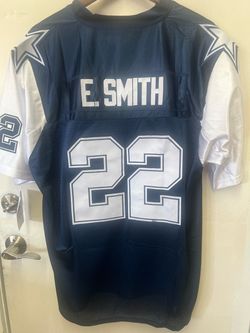 Emmitt Smith #22 Dallas Cowboys Blue Jersey New Size XL