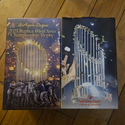 2025 dodgers world series replica trophy