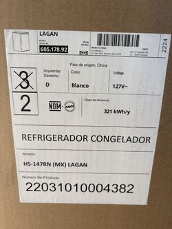 Fridge with freezer compartment, compact/white, 4.0 cu.ft