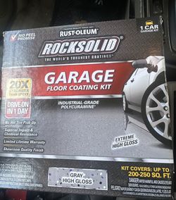 Rock Solid GARAGE FLOOR COATING KIT INDUSTRIAL-GRADE POLYCURAMINE®