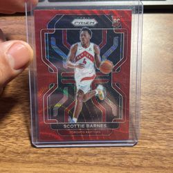 Scottie Barnes Prizm Red Wave