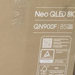 Samsung 85-Inch Class Neo QLED 8K QN900F Series, Vision AI, Mini LED Smart TV (2025 Model, 85QN900F) Neo Quantum HDR 8K Pro, Object Tracking Sound + w