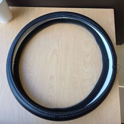Carbon fiber steering wheel cover