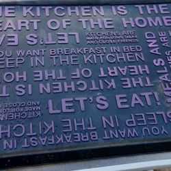 Kitchen Sign-mat 33"×21" Rubber