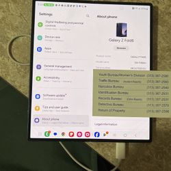 Samsung Z Fold 6 Blue 