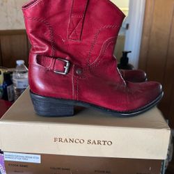 FRANCO SARTO Red Boots 