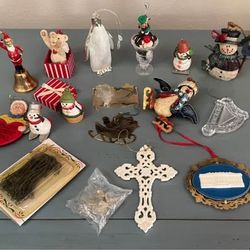 Vintage Christmas Ornaments Lot $15 for All 