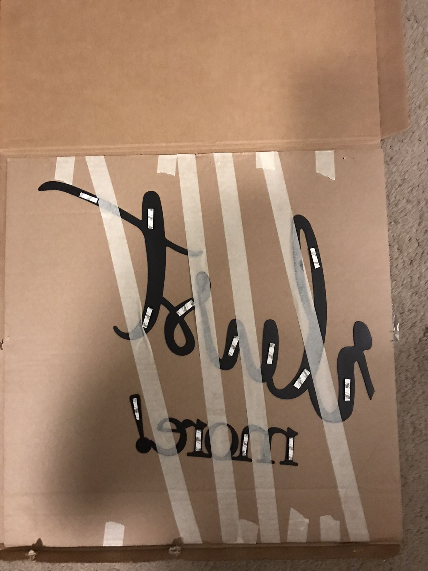 Adorable & Brand New Metal Wanderlust Wall Decor
