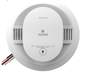 Kidde Smoke Detector, Hardwired with AA Battery Backup,