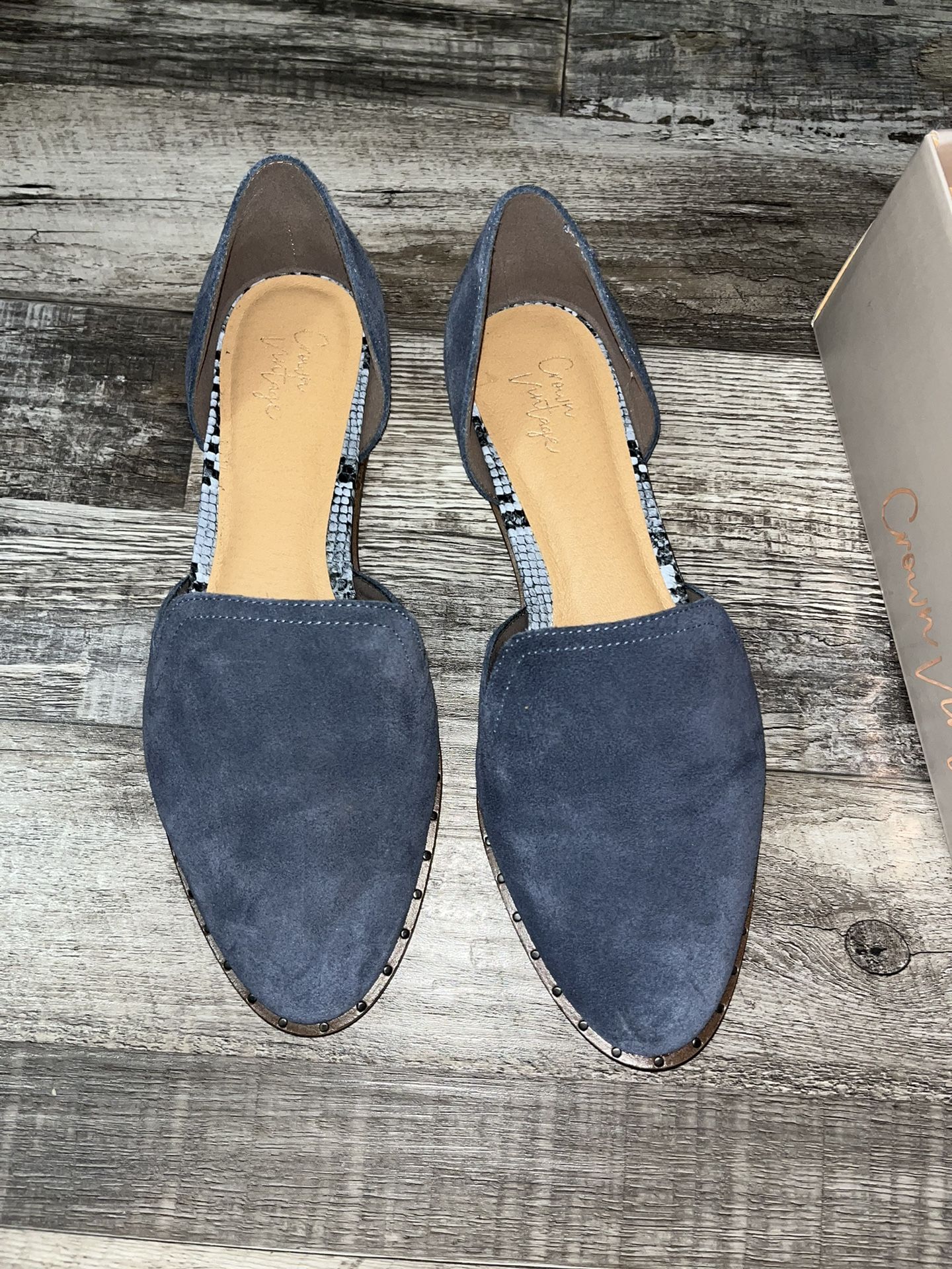 Denim Blue Flats